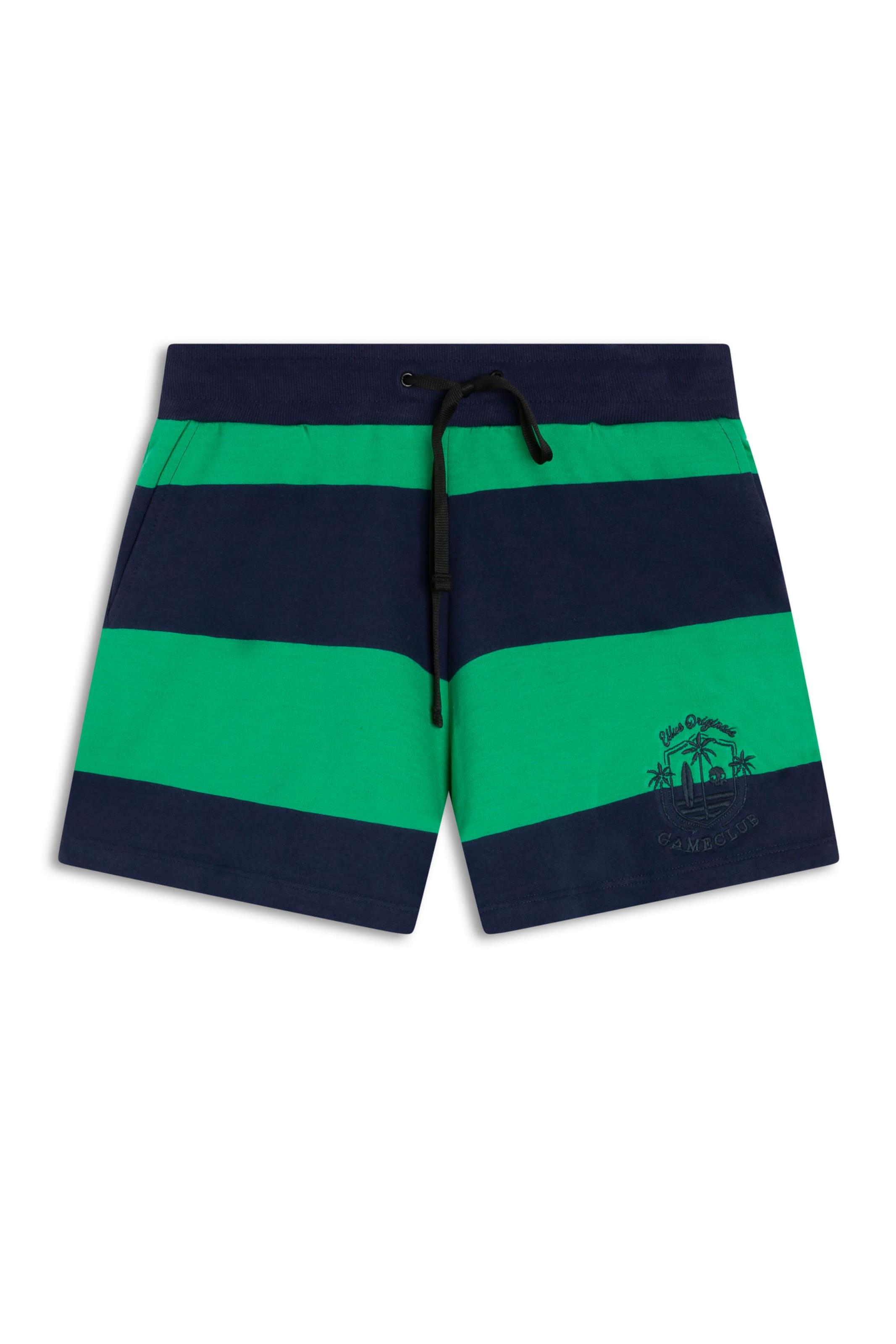 Short Moletinho Striped Maui Dark Navy