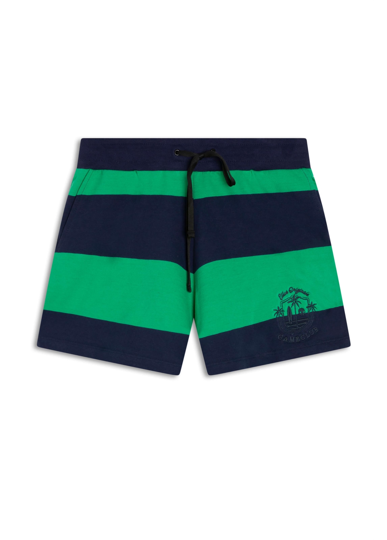 Short Moletinho Striped Honollu Dark Navy