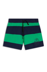 Short Moletinho Striped Honollu Dark Navy