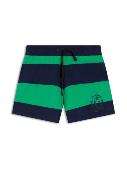 Short Moletinho Striped Honollu Dark Navy