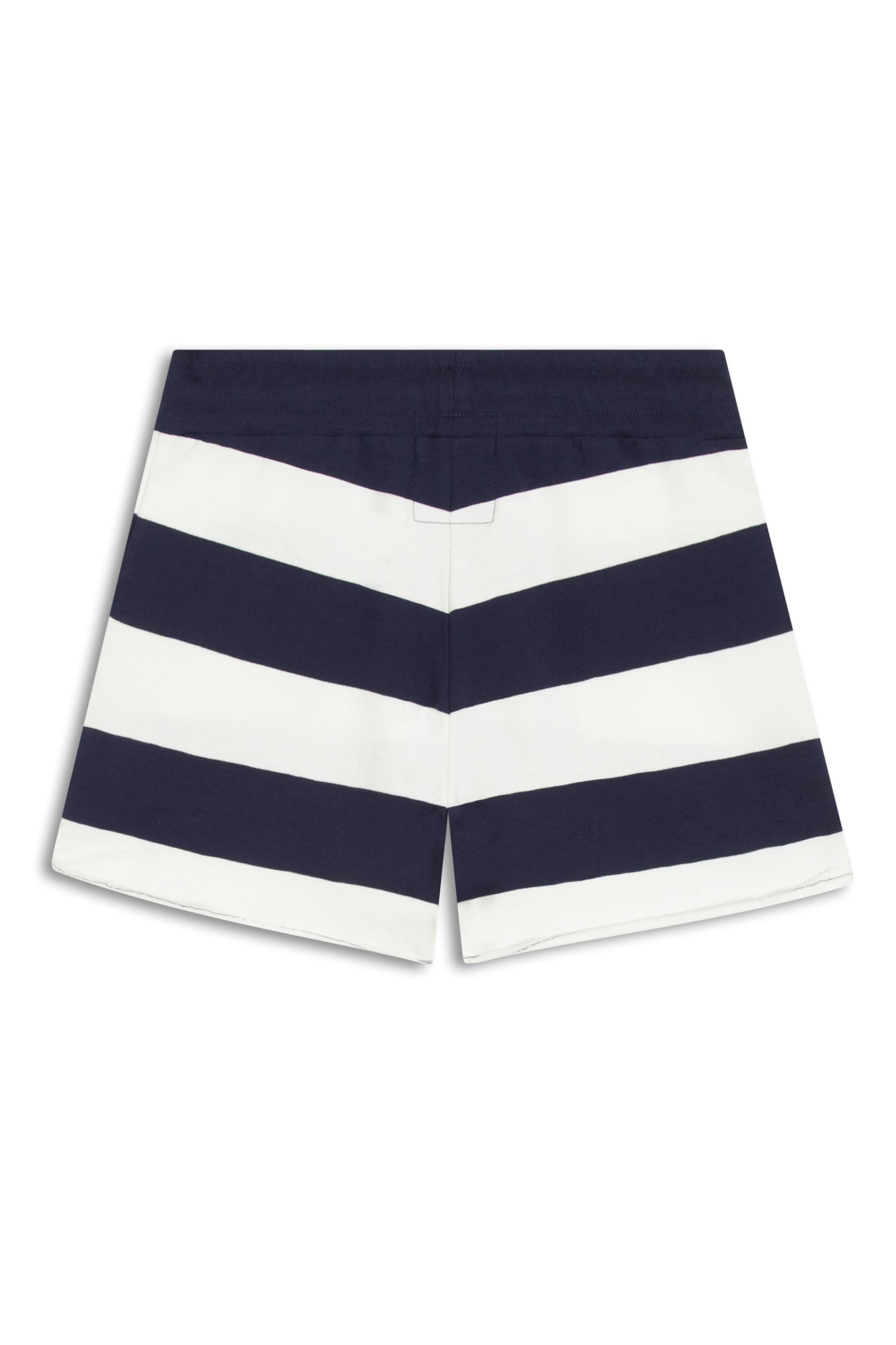 maui✰  Short Moletinho Striped Maui Dark Navy