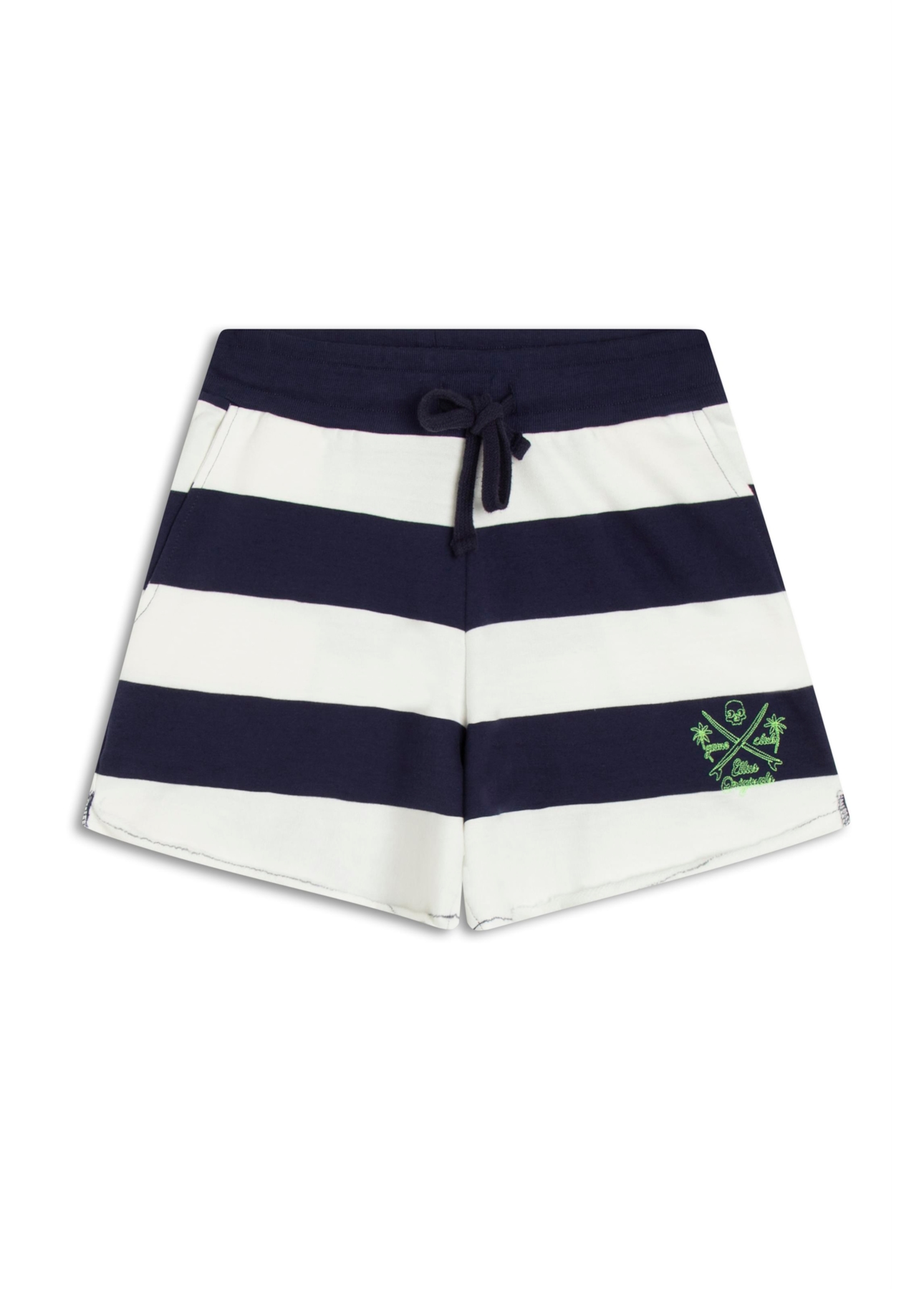Short Moletinho Striped Maui Dark Navy