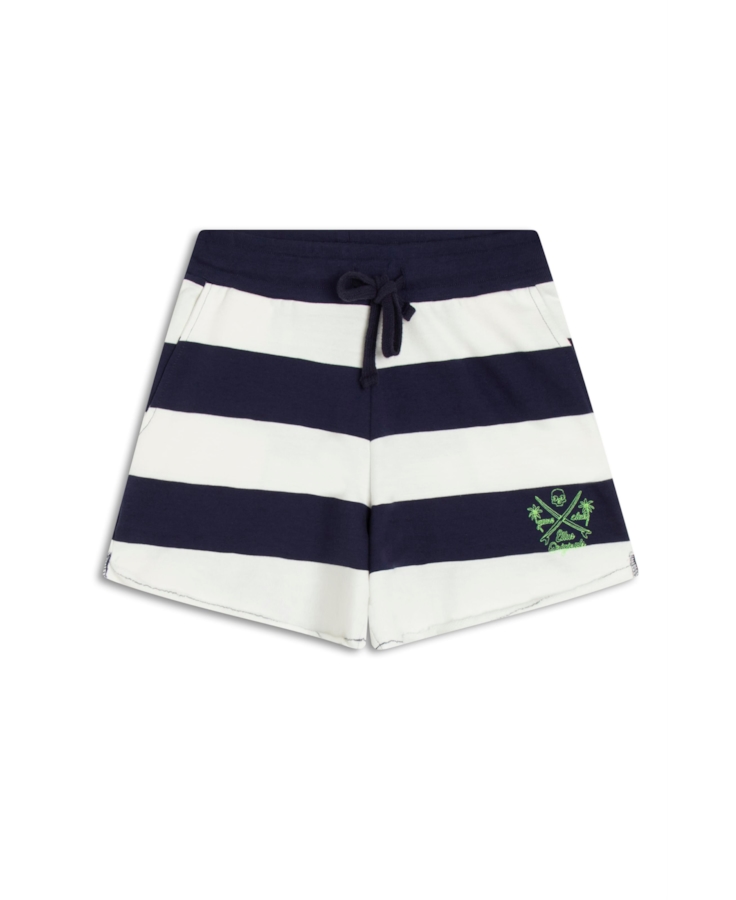 Short Moletinho Striped Maui Dark Navy