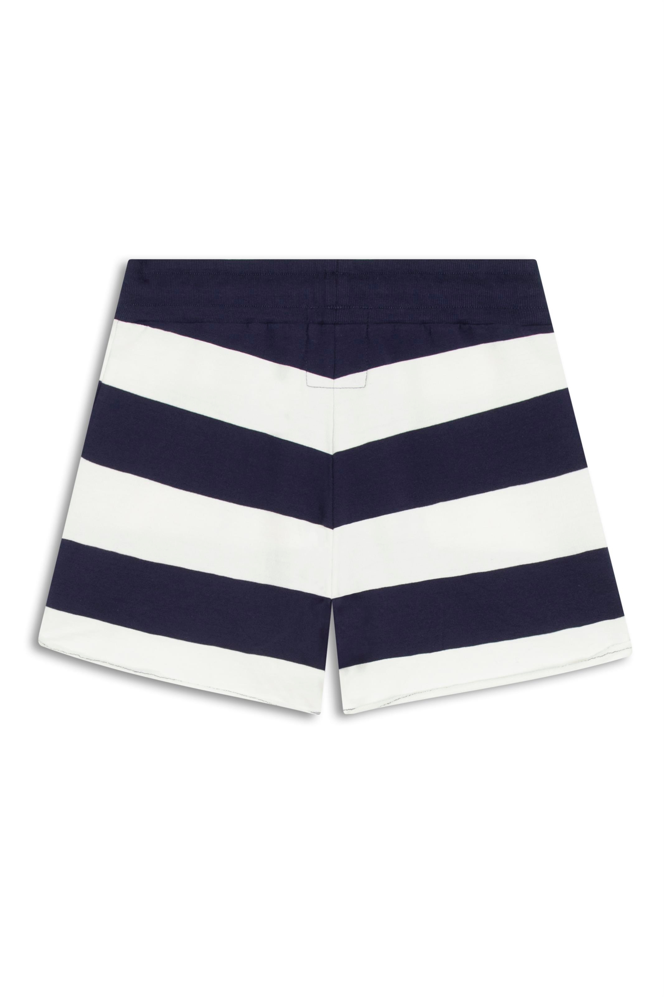 Short Moletinho Striped Maui Dark Navy