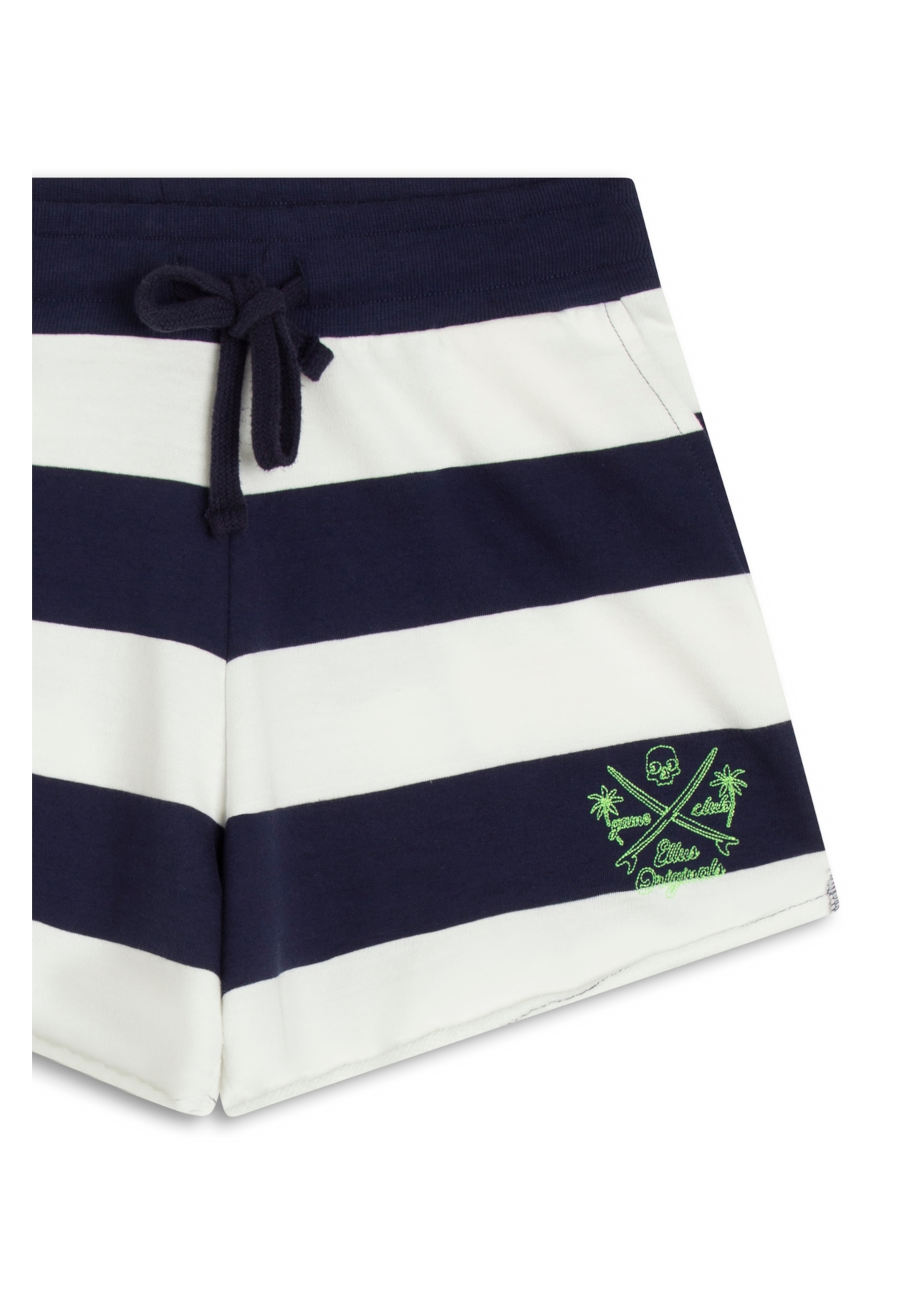 Short Moletinho Striped Maui Dark Navy