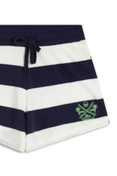 Short Moletinho Striped Maui Dark Navy
