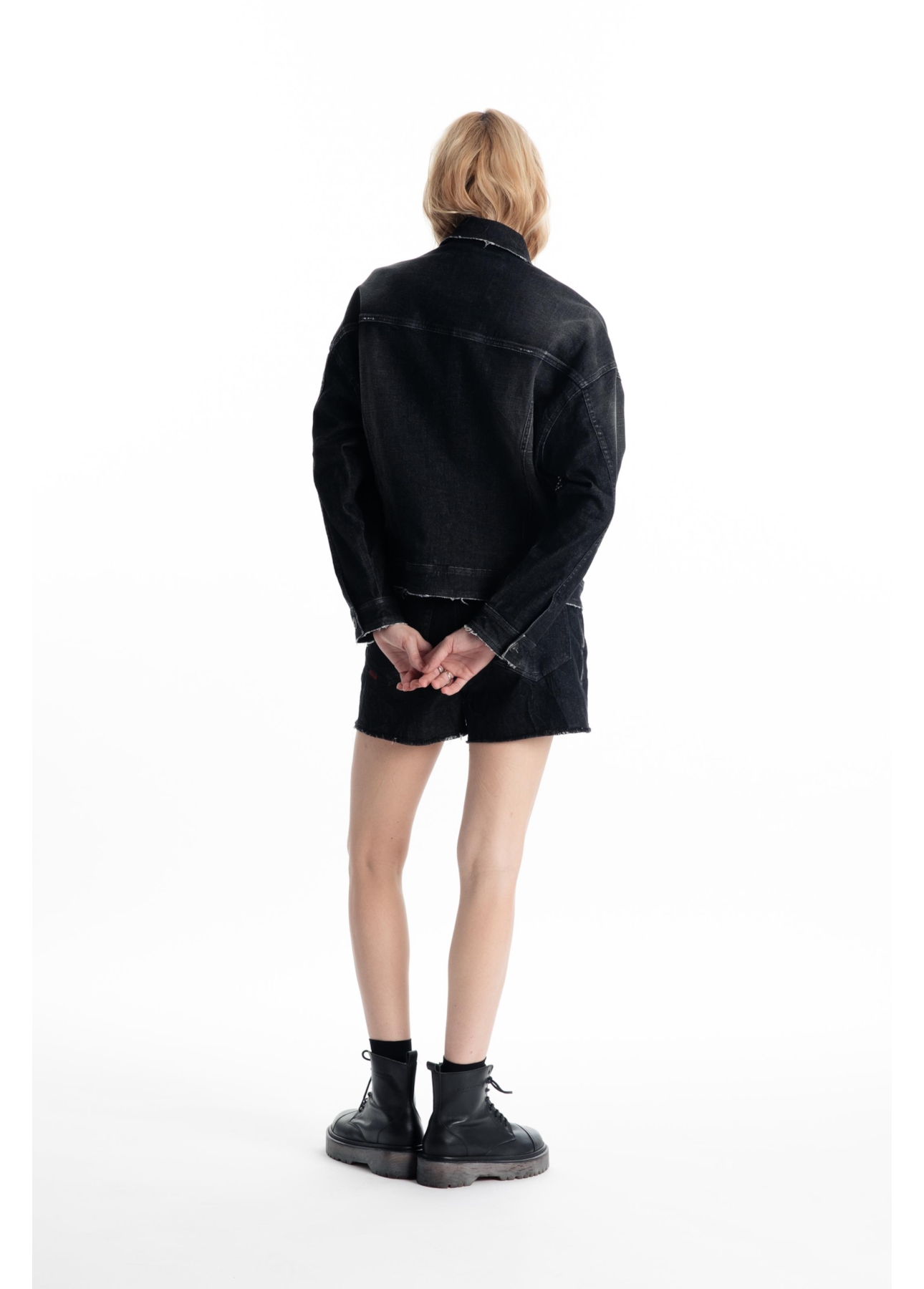 Short Ocean Elastic Kate 2083-Lav.Black C/ Resina