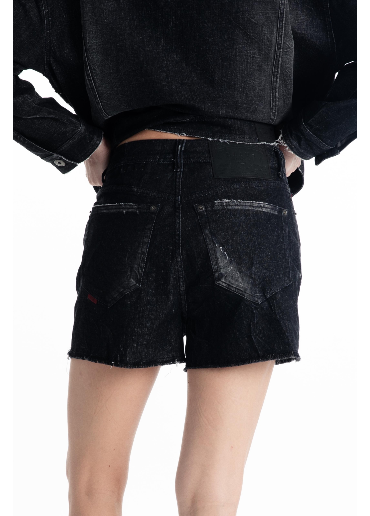 Short Ocean Elastic Kate 2083-Lav.Black C/ Resina