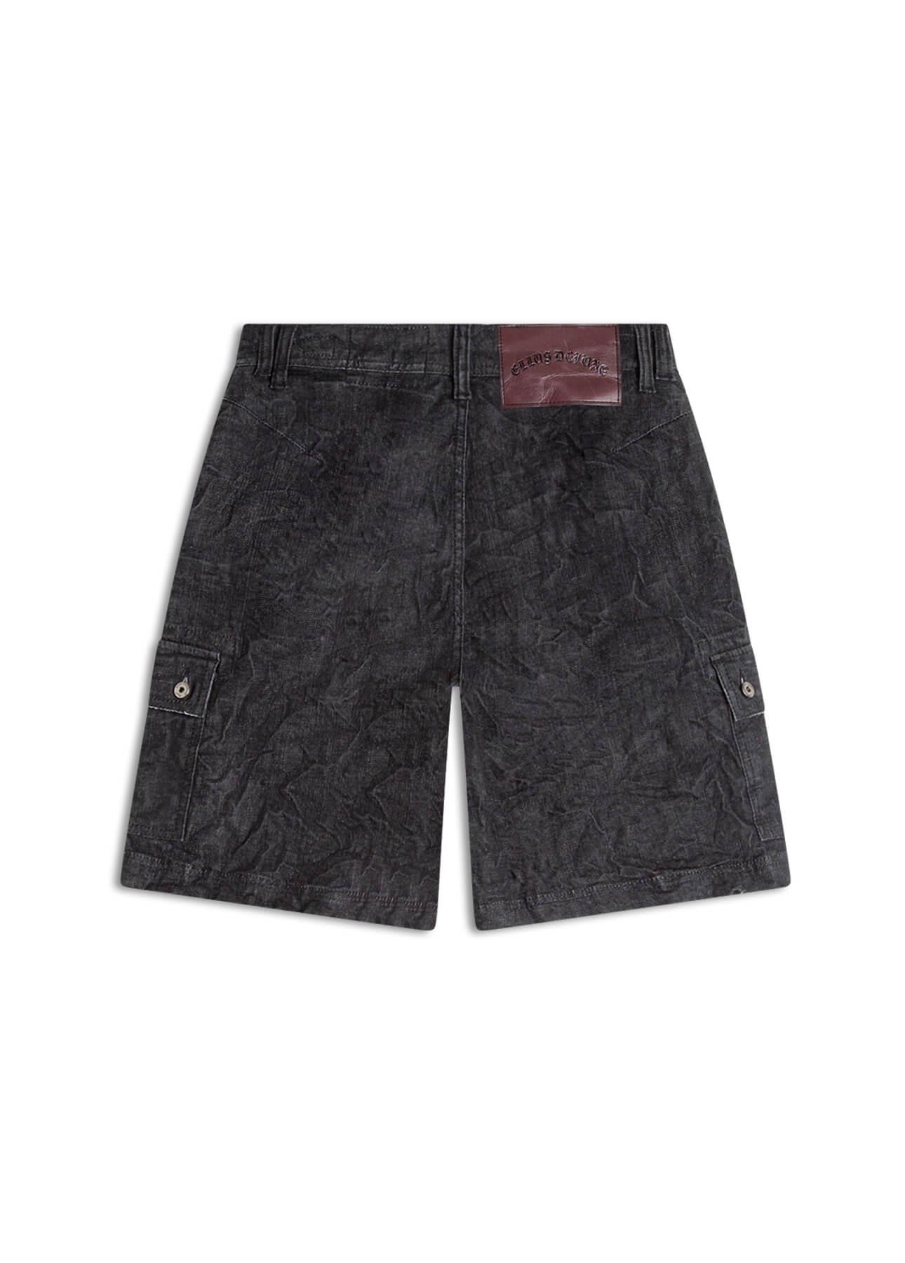 Short Ocean Elastic Wide Cargo Lav.Black