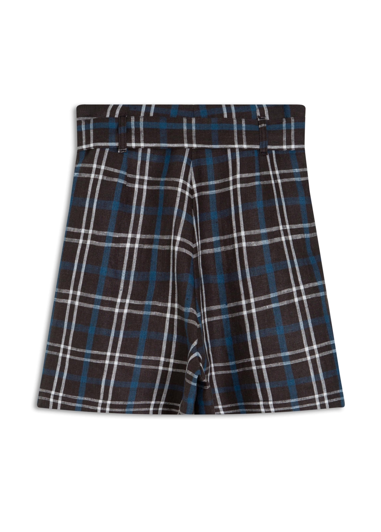 Short Plaid Higher Ellus Preto