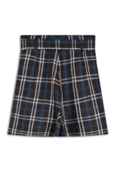 Short Plaid Higher Ellus Preto