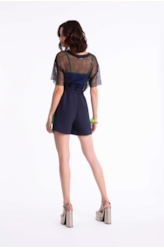 Short Pleats Clochard Adjuster Estampado