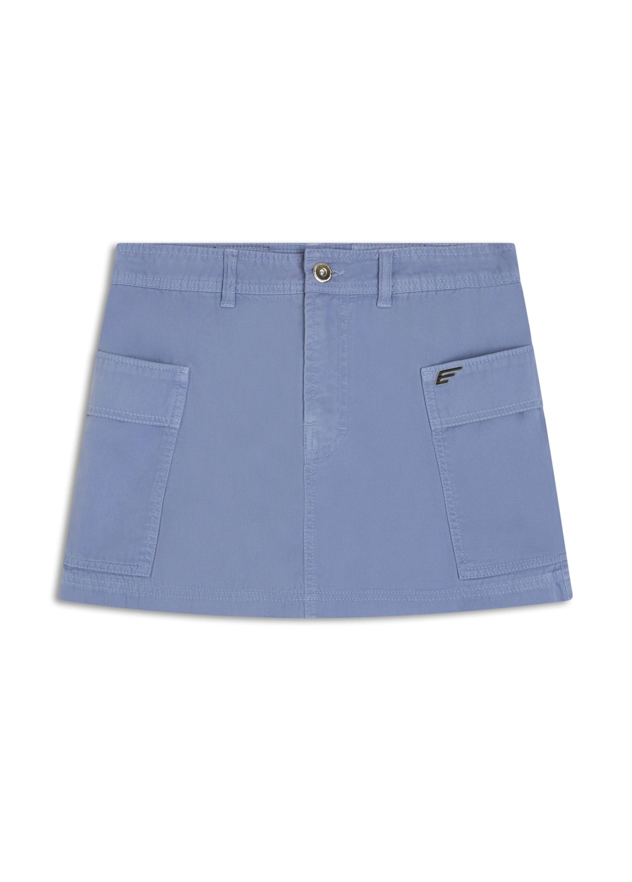 Short Saia Soft Twill Azul Pervante