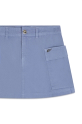 Short Saia Soft Twill Azul Pervante