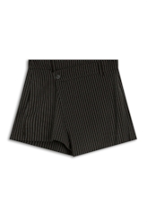 Short Saia Stripe Skirt Like Mini Preto