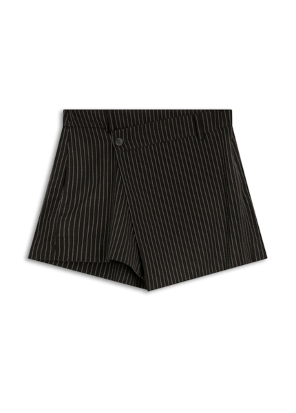 Short Saia Stripe Skirt Like Mini Preto