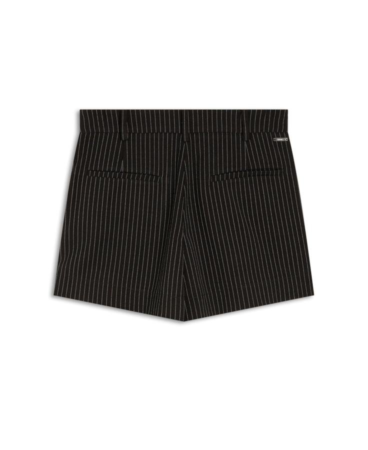Short Saia Stripe Skirt Like Mini Preto