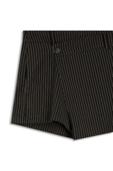 Short Saia Stripe Skirt Like Mini Preto