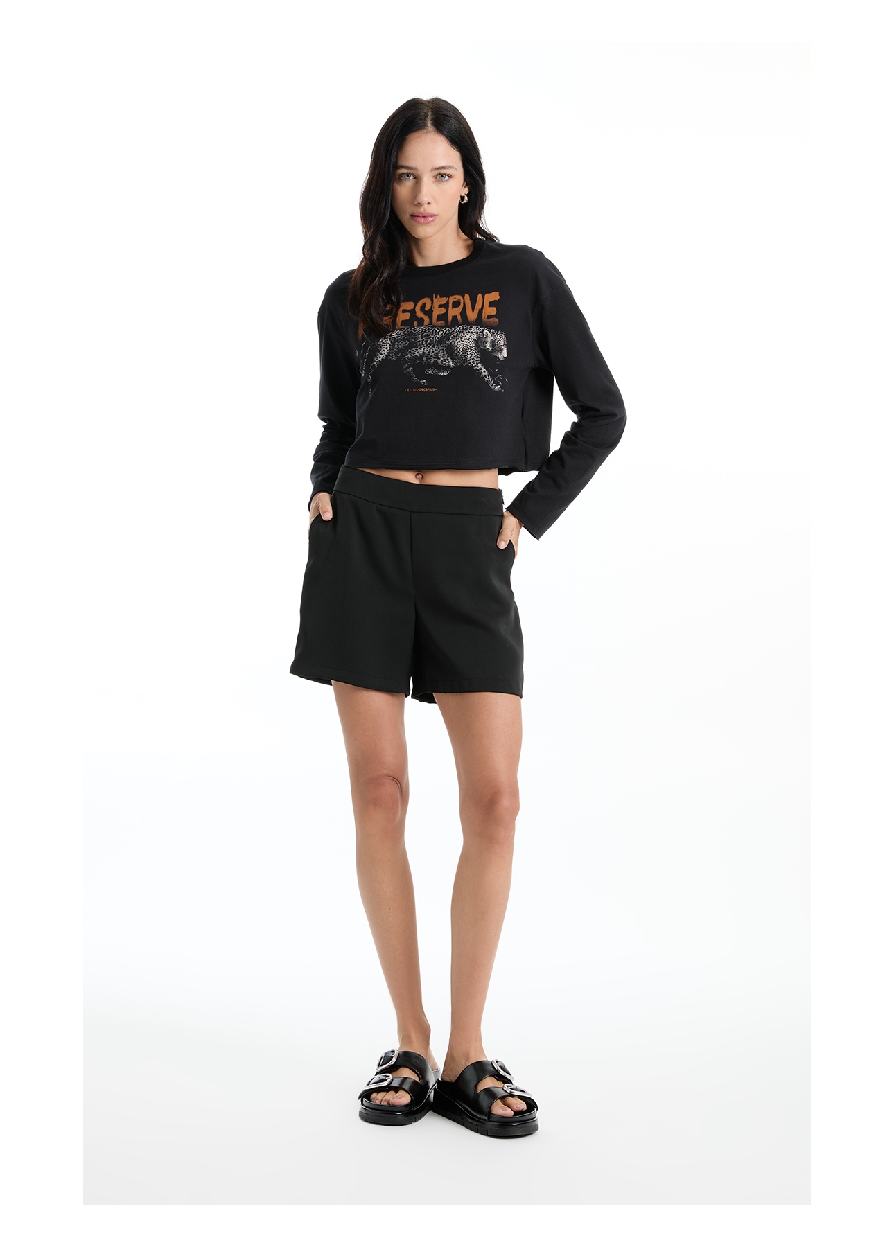 Short Smootha Color Kate Mable Preto