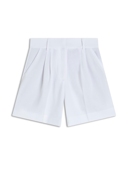 Short Tailoring Pleats Off White