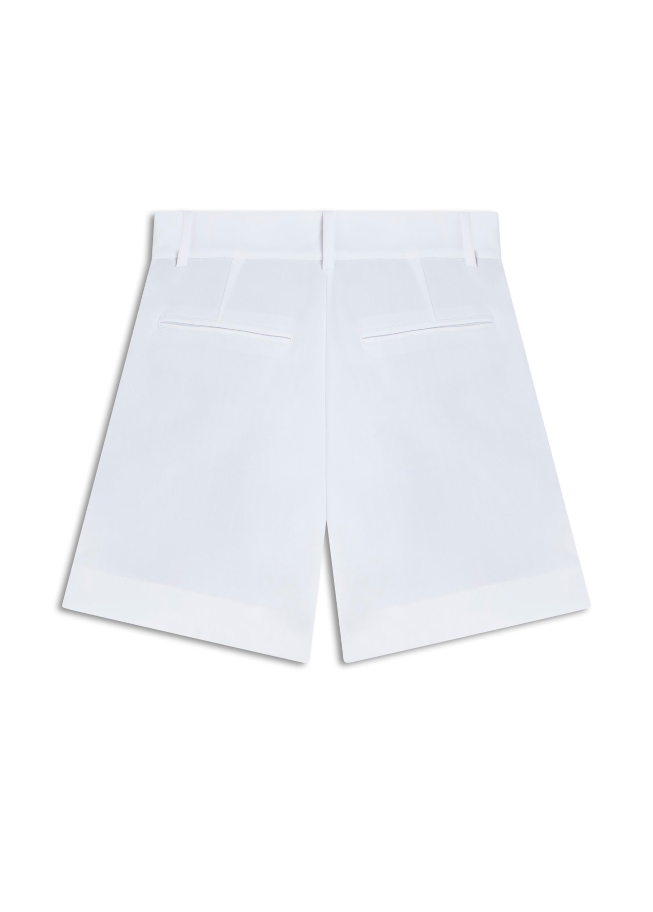 Short Tailoring Pleats Off White