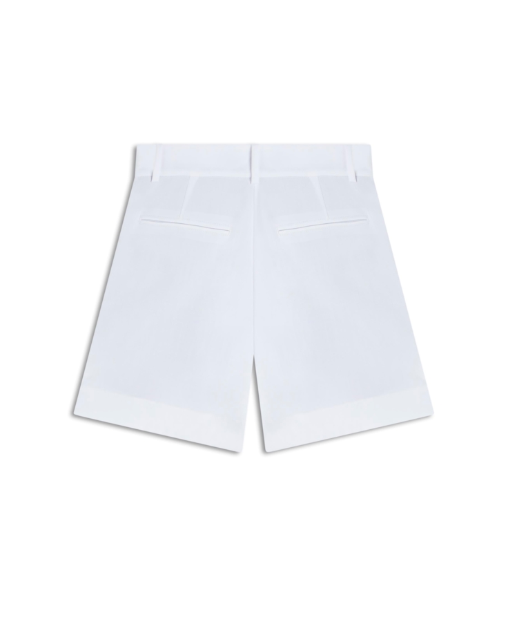 Short Tailoring Pleats Off White