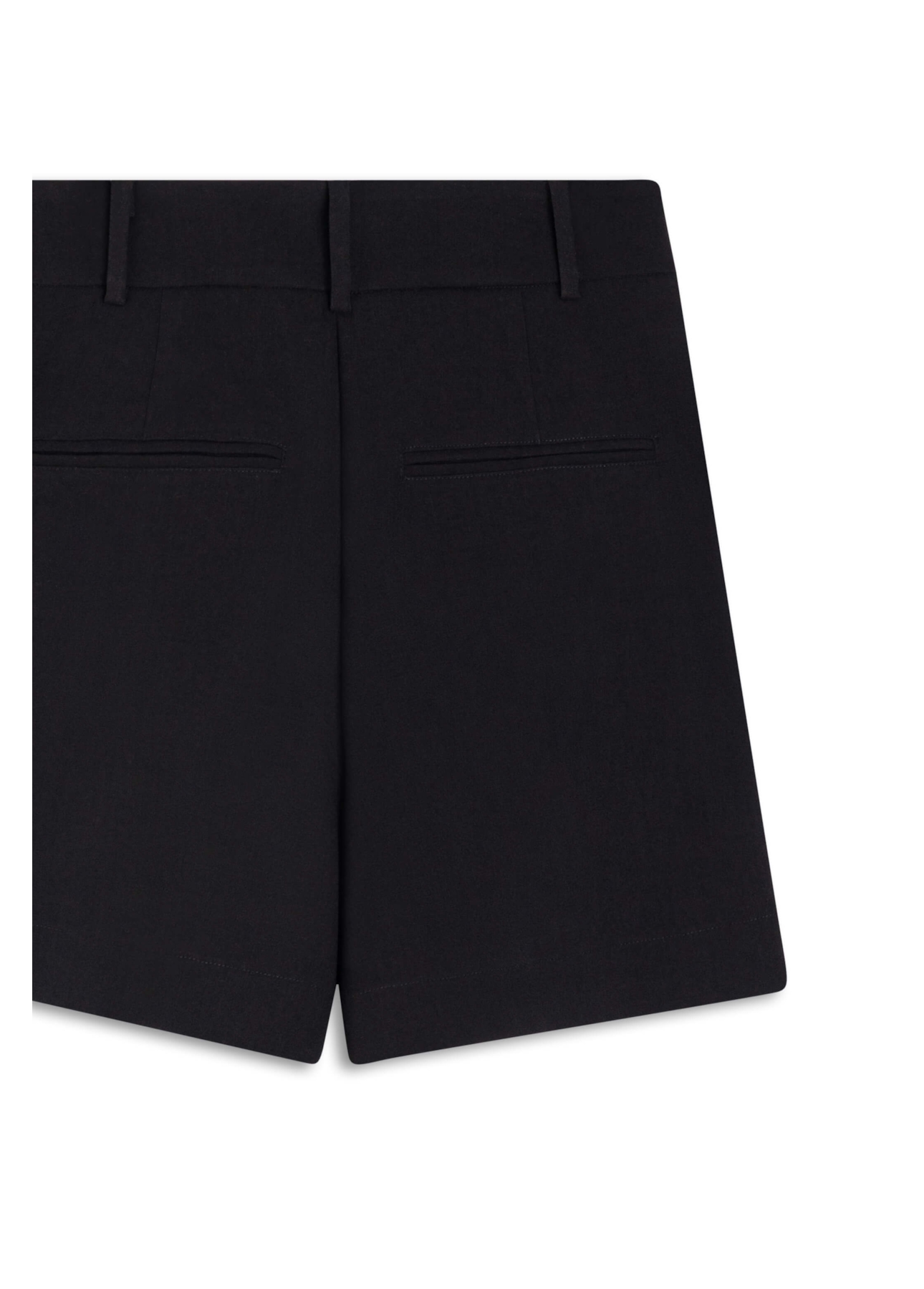 Short Tailoring Pleats Preto