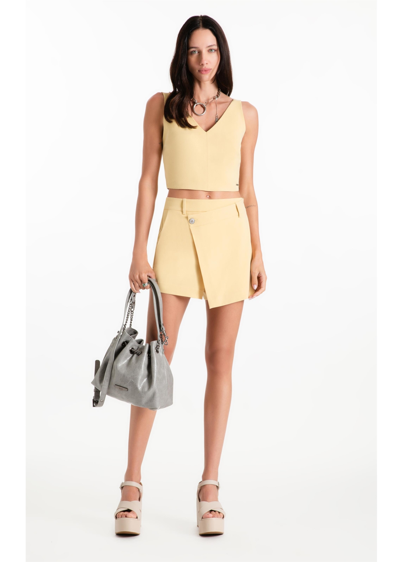 Short Tailoring Skirt Like Trigo