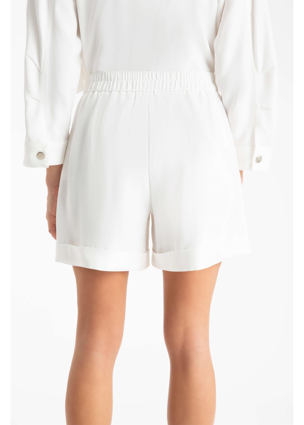 Short Twill Tailoring Off White
