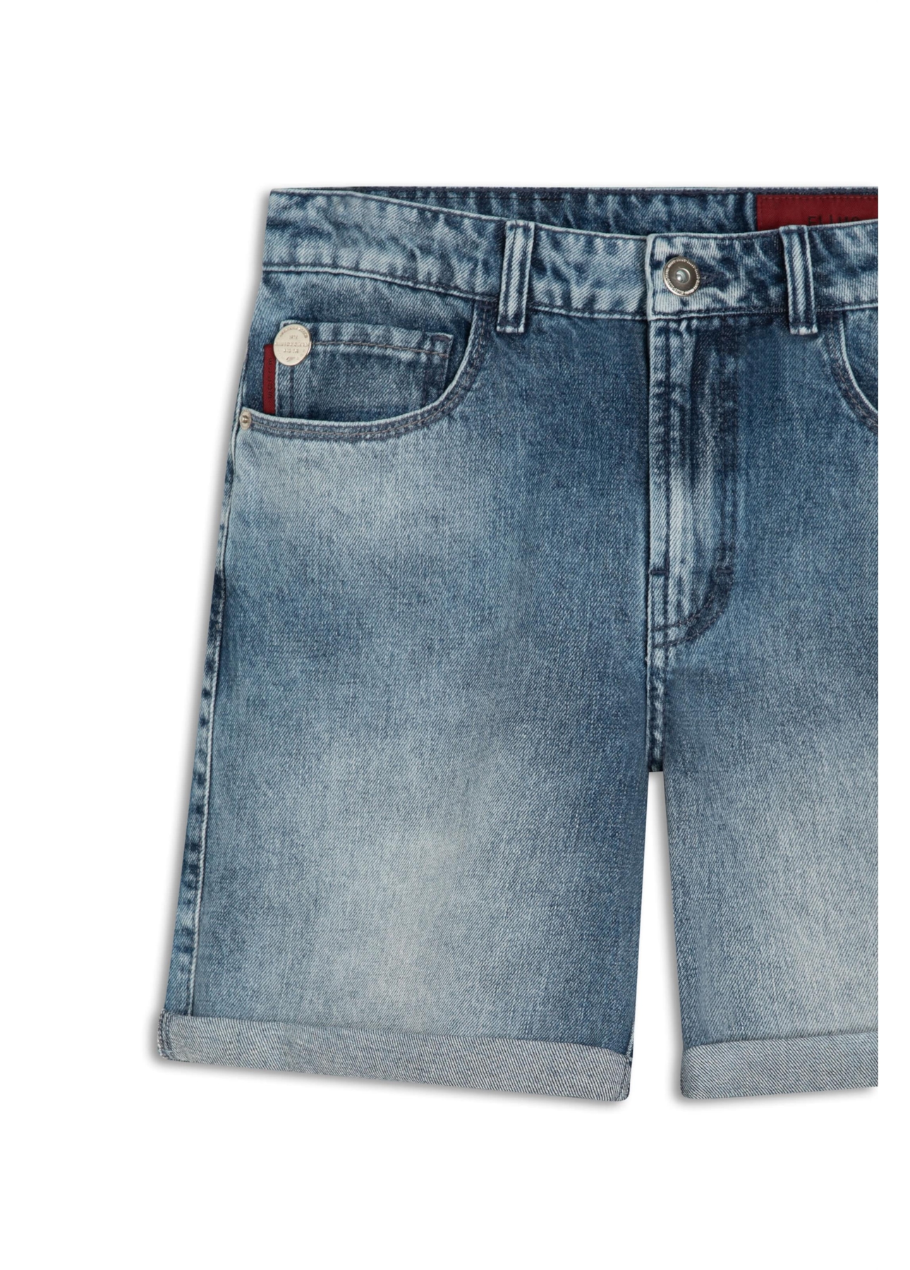 Short Vintage Denim Classic 2054-Lav.Claro C/Sky