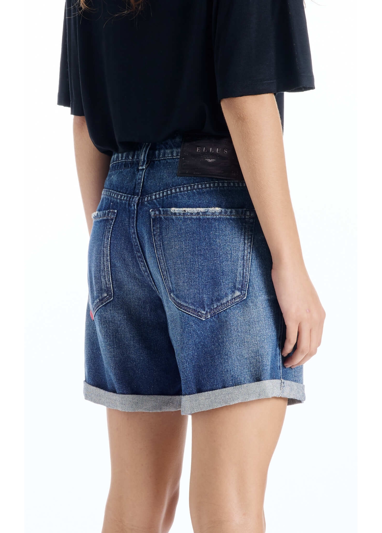 Short Vintage Denim Classic Lav.Escuro C/ Matiz