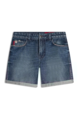 Short Vintage Denim Classic Lav.Escuro C/ Matiz