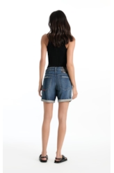 Short Vintage Denim Classic Lav.Escuro C/ Rebolo