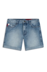Short Vintage Denim Classic Lav.Medio C/Puidos