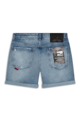 Short Vintage Denim Classic Lav.Medio C/Puidos