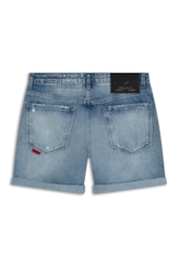 Short Vintage Denim Classic Lav.Medio C/Puidos