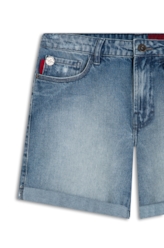 Short Vintage Denim Classic Lav.Medio C/Puidos