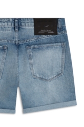 Short Vintage Denim Classic Lav.Medio C/Puidos