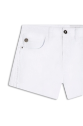 Short Vintage Denim Color Branco