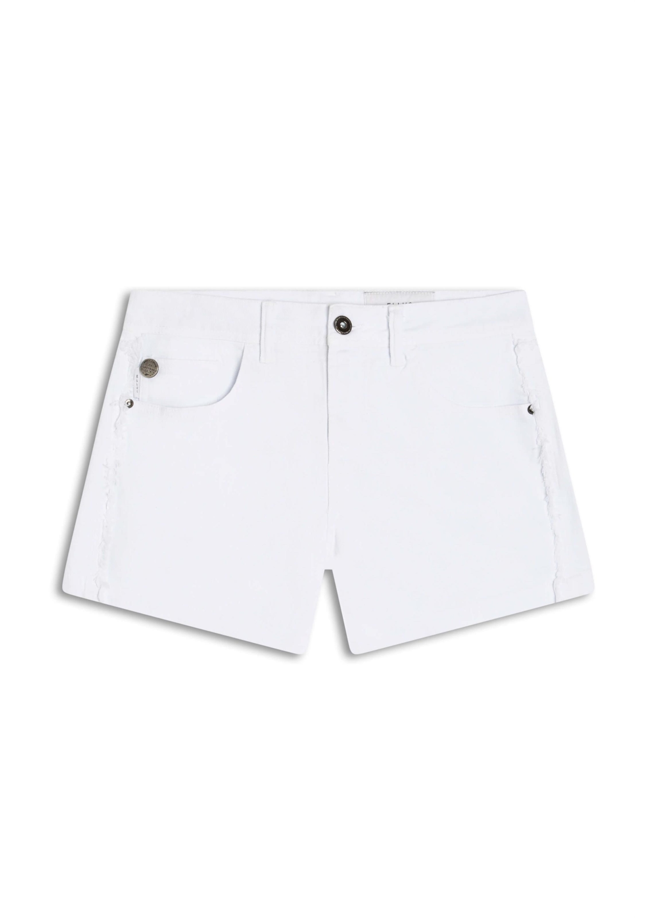 Short Vintage Denim Color Branco