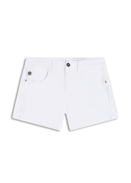 Short Vintage Denim Color Branco