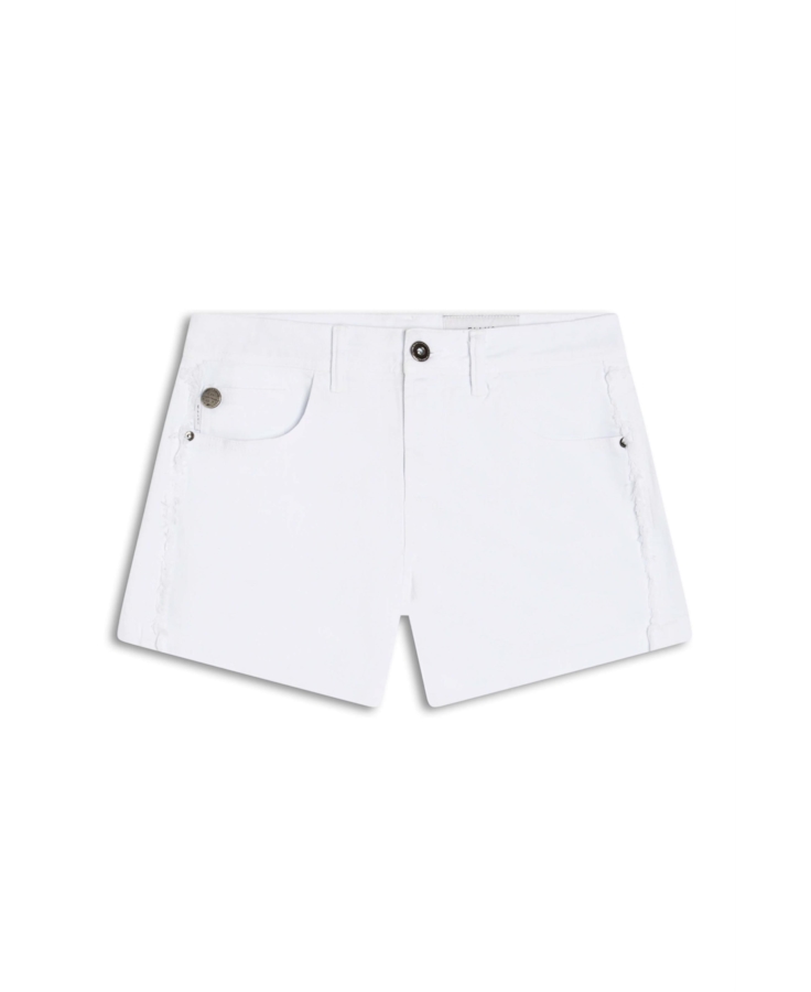 Short Vintage Denim Color Branco