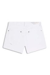 Short Vintage Denim Color Branco