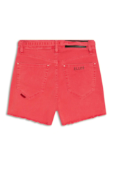 Short Vintage Denim Color Cinto Goiaba