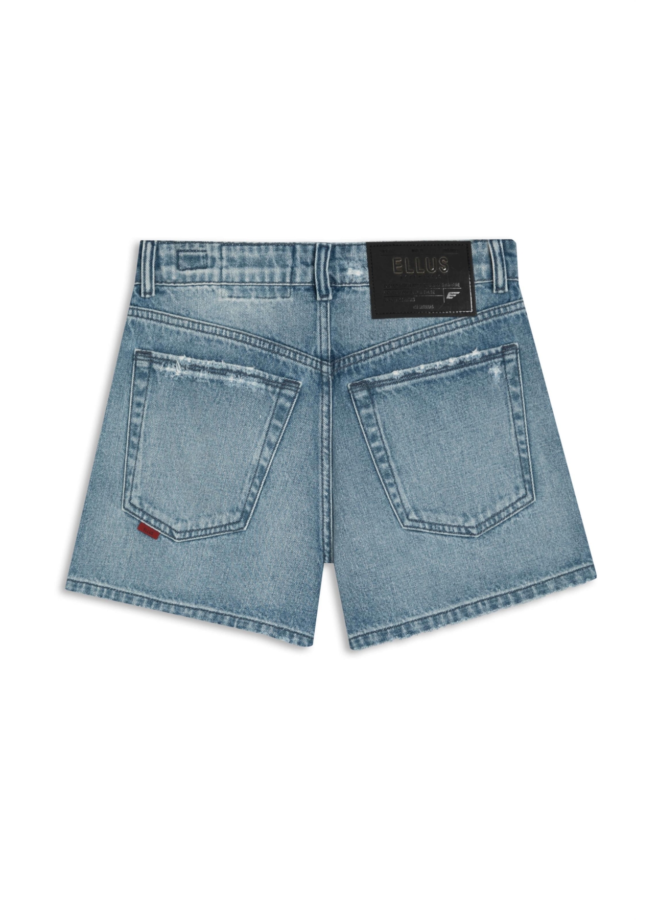 Short Vintage Denim  Destroyed Lav.Medio C/Puidos
