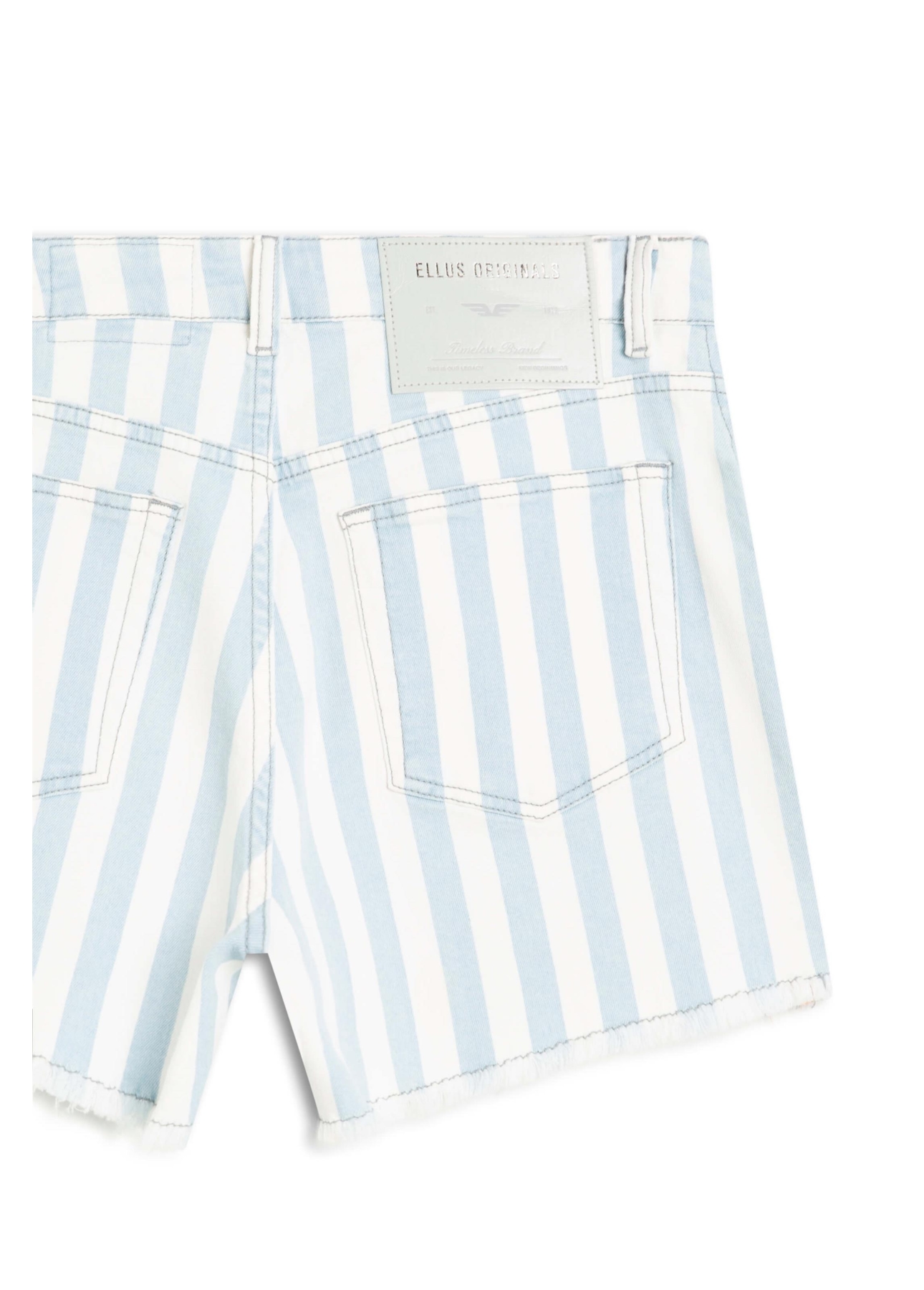 Short Vintage Stripe Denim Lav.Dest.Plus