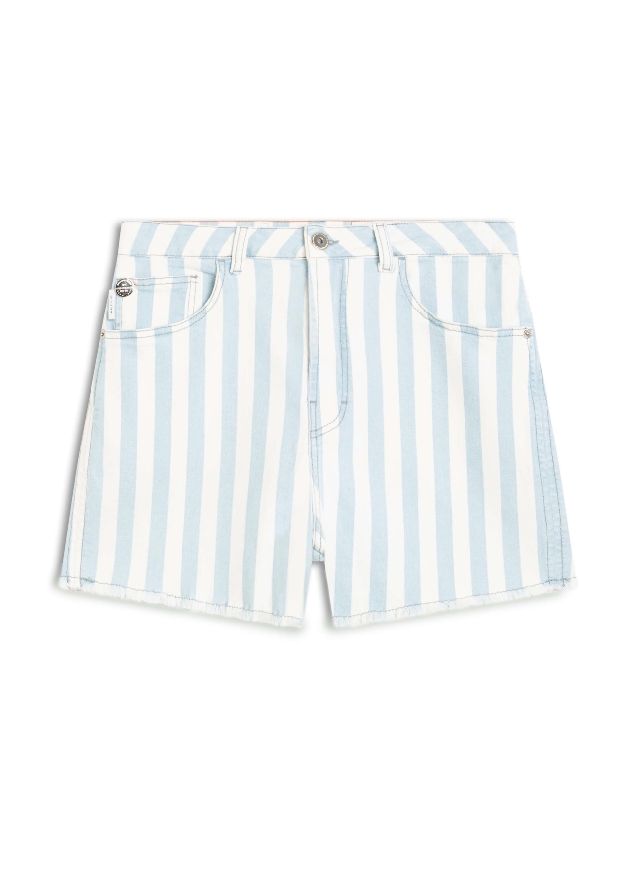 Short Vintage Stripe Denim Lav.Dest.Plus