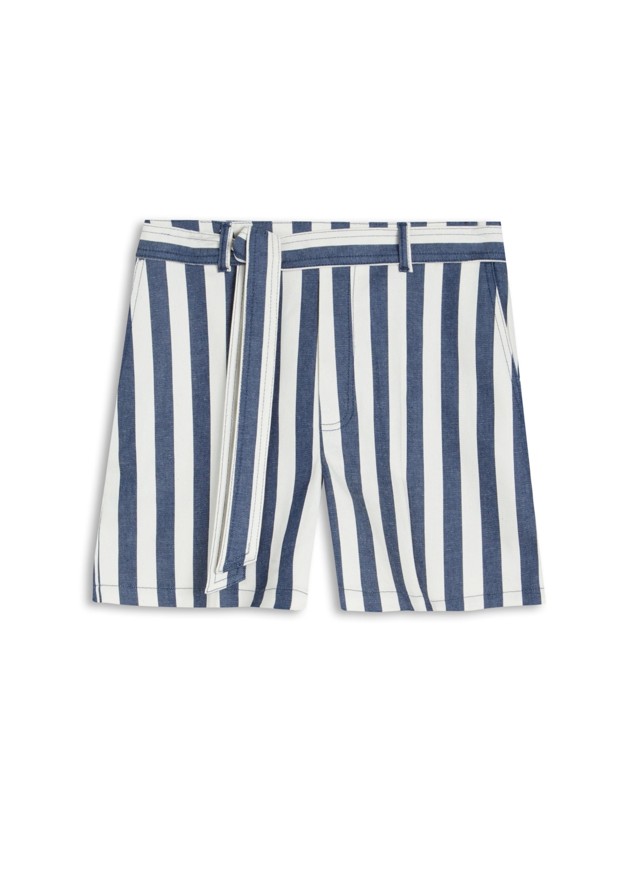 Short Vintage Stripe Marinho