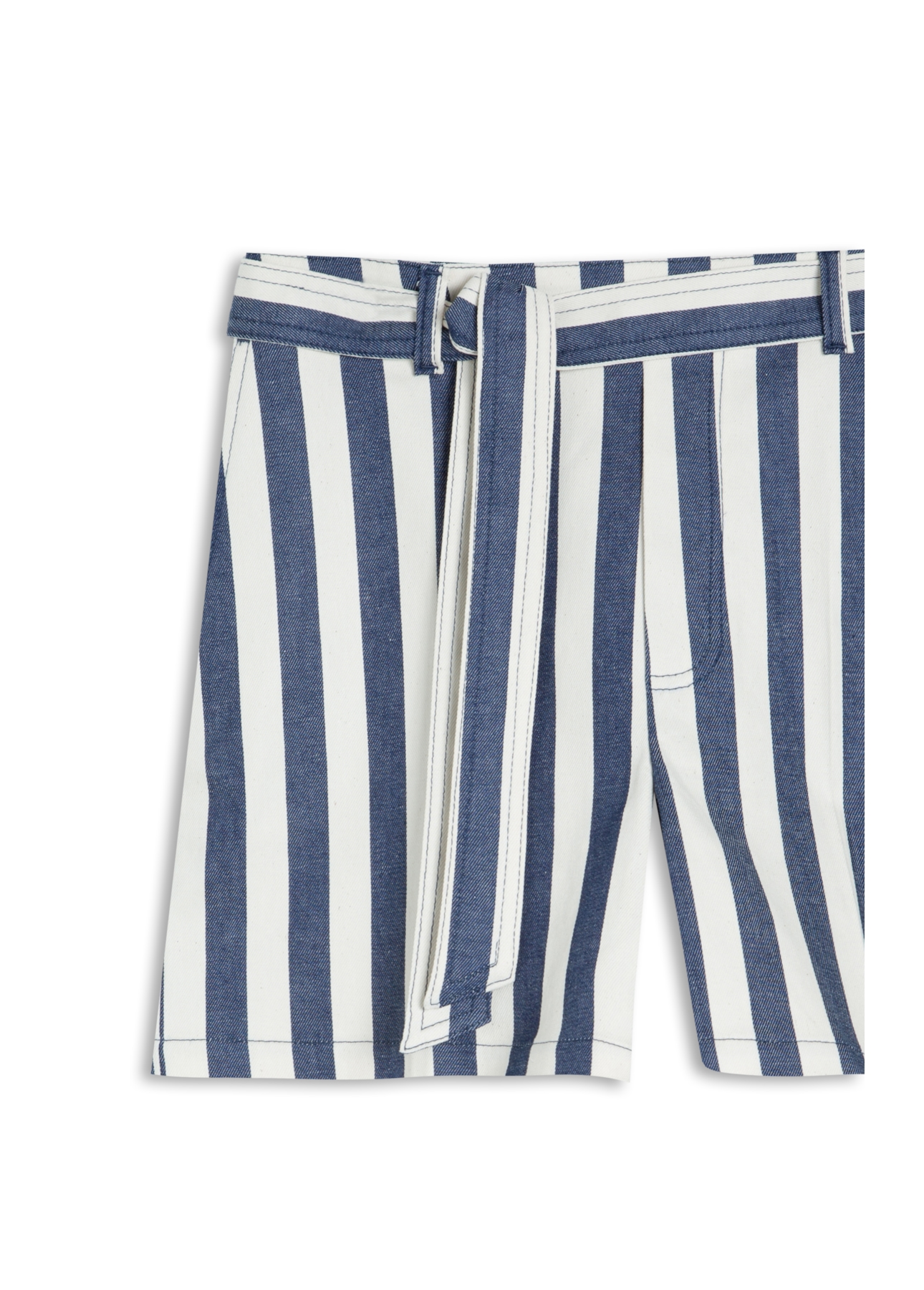 Short Vintage Stripe Marinho