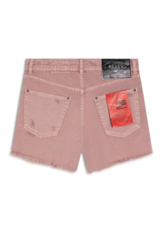 Short White Denim Boyish Purple Gray